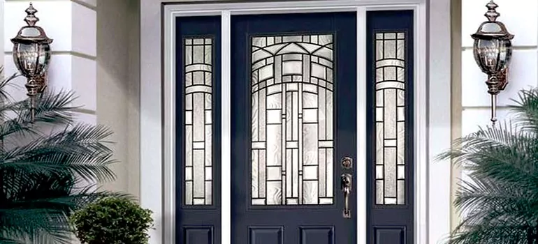 Stained Glass Door Panels in The Crossings, FL