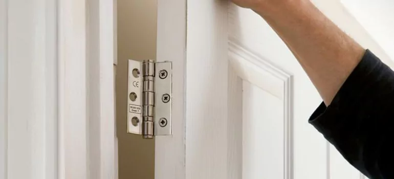 Bathroom Stall Door Hinge Repair in The Crossings, FL