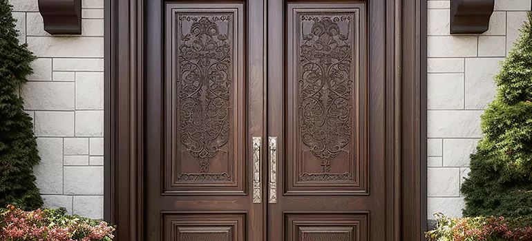 Double Front Doors in The Crossings, FL